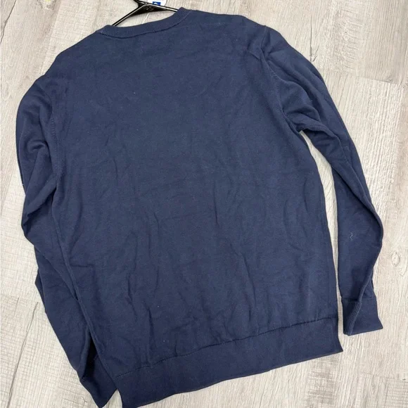 Southern Tide Men's Navy Shark Bite Crewneck Sweater
